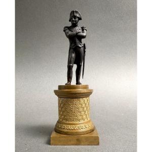 Napoleone Bonaparte Statuetta Bronzo Miniatura circa 1820-30