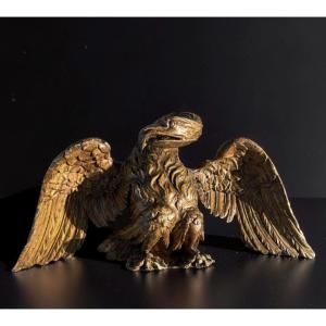 Aquila Neoclassica in Legno Dorato Italia XVIII secolo