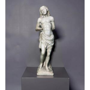 Scultura in Marmo San Sebastiano Italia XVIII secolo