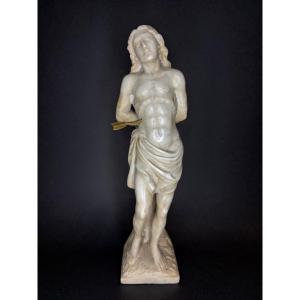 Scultura in Marmo San Sebastiano Italia XVIII secolo