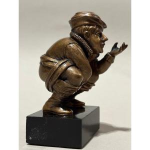Scultura in Bronzo da Collezione, Arte Popolare, Germania o Fiandre, XIX secolo