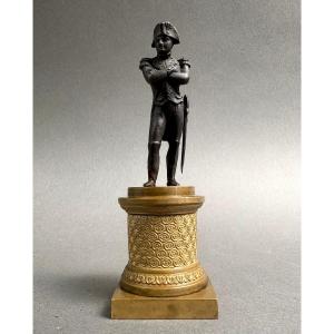 Napoleone Bonaparte Statuetta Bronzo Miniatura circa 1820-30