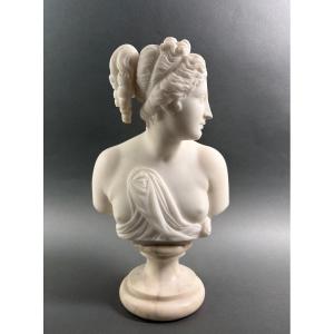 Busto in Marmo della Venere Italica Grand Tour Firenze XIX secolo