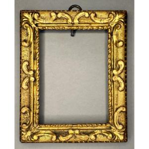 Cornice da Collezione Legno Scolpito e Dorato Italia del Nord XVIII secolo
