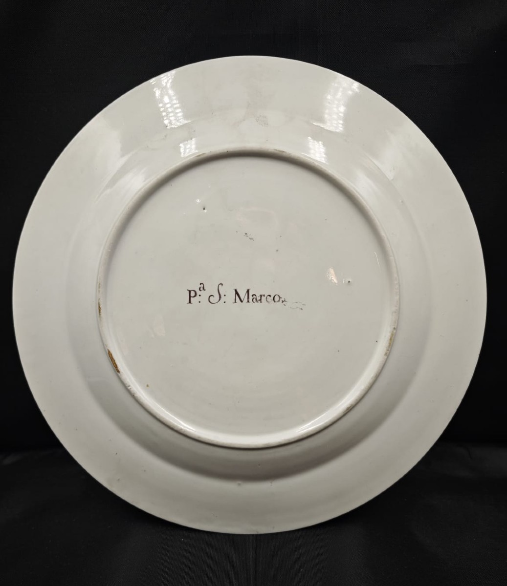 Piatto in porcellana, Manifattura Ginori, Doccia, inizi XIX secolo-photo-2
