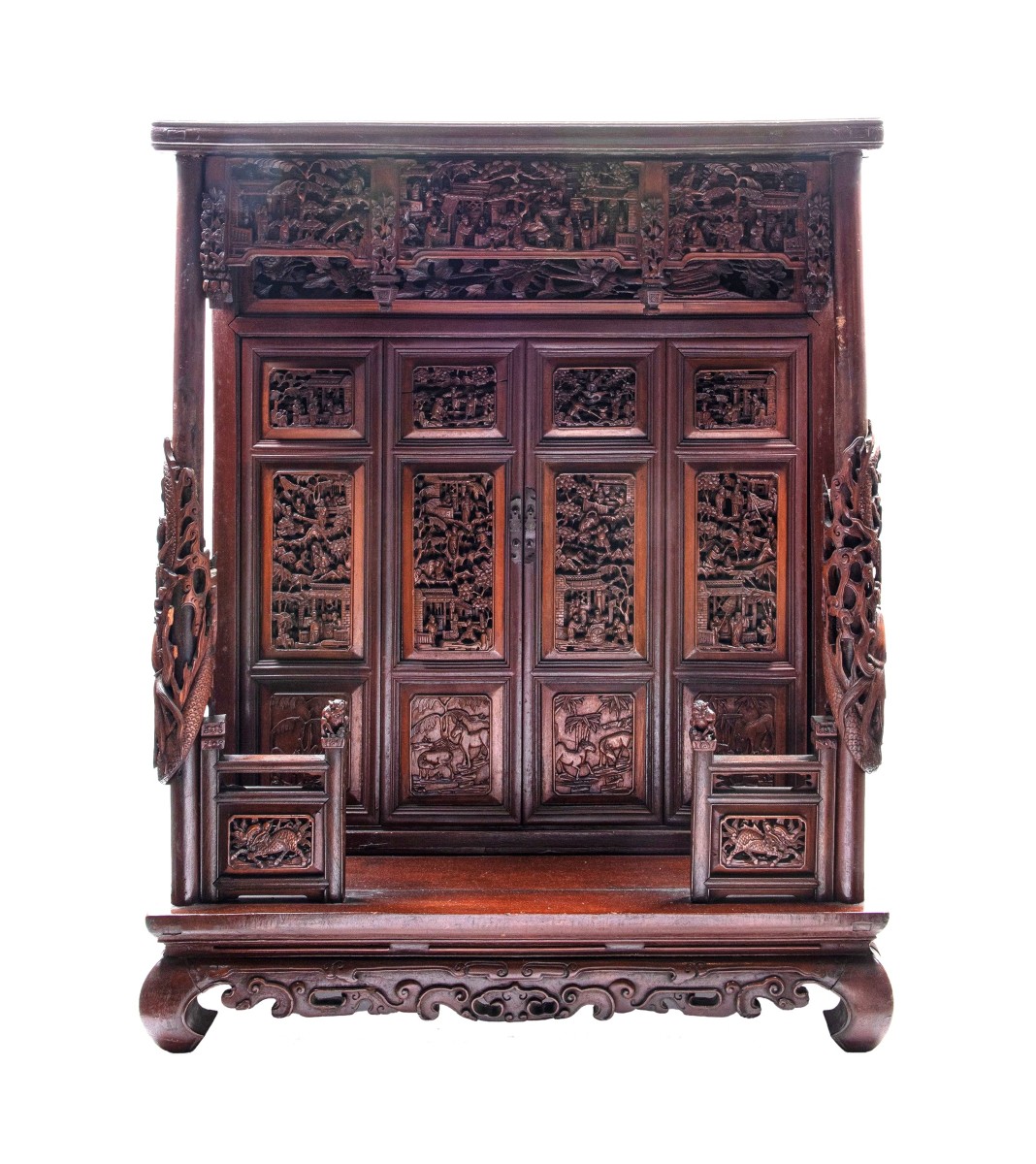 TEMPIO IN LEGNO, Cina, dinastia Qing, XIX secolo