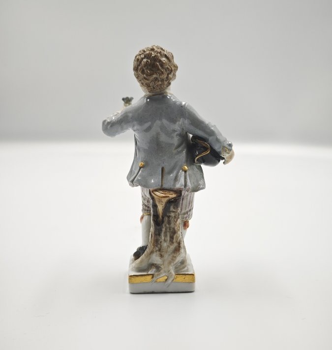 Bambino giardiniere, manifattura Meissen, secolo XIX-photo-2
