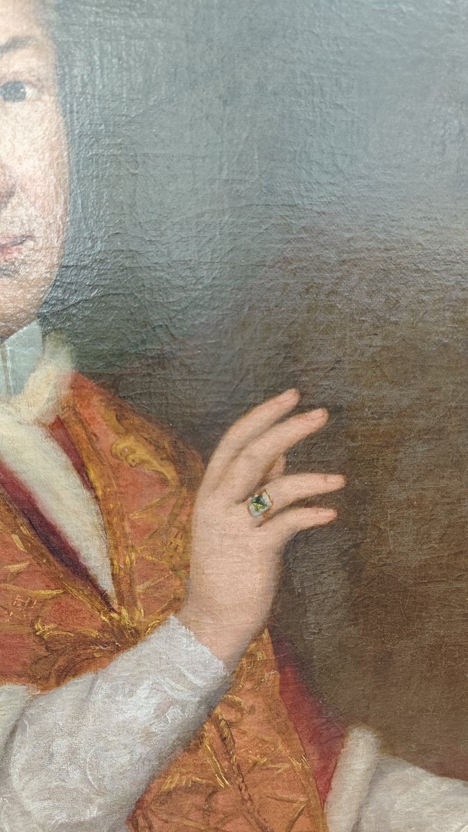 Ritratto di papa Pio VI Braschi, Scuola romana,  secolo XVIII-photo-4