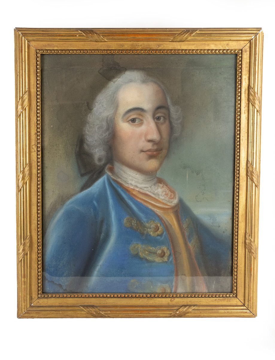 RITRATTO DI NOBILUOMO, Scuola francese secolo XVIII