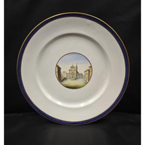 Piatto in porcellana, Manifattura Ginori, Doccia, inizi XIX secolo