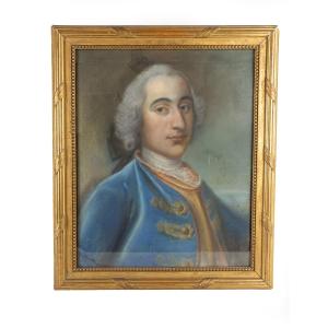 RITRATTO DI NOBILUOMO, Scuola francese secolo XVIII
