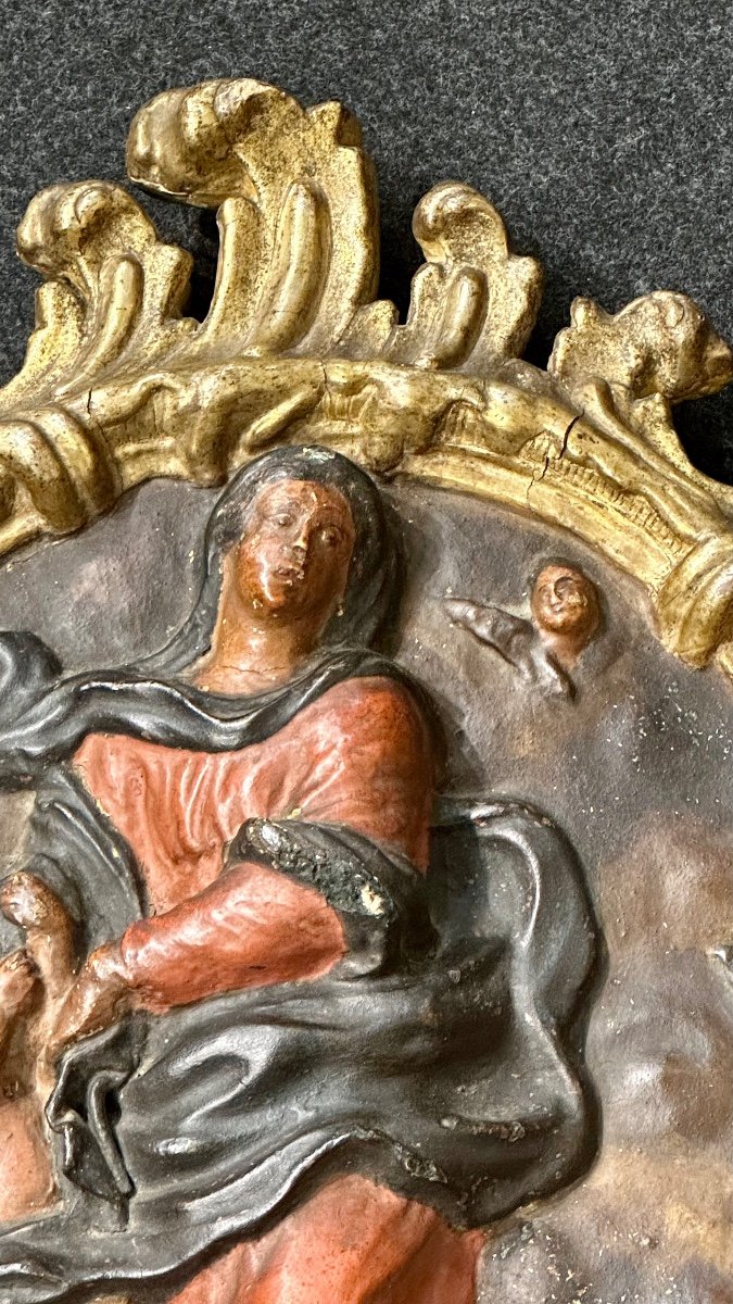 Bassorilievo in cartapesta "Immacolata Concezione",  Luigi XIV. -photo-2