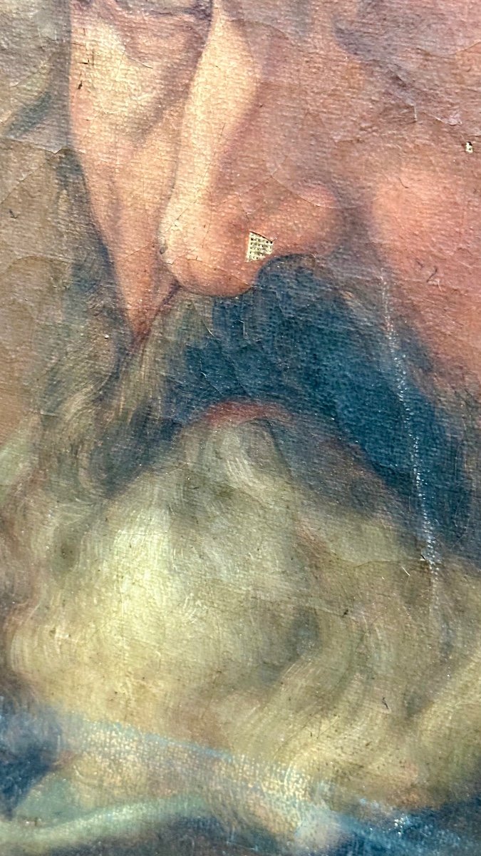 Quadro olio su tela "Ritratto di un uomo anzianocon la barba" - Neoclassico-photo-6