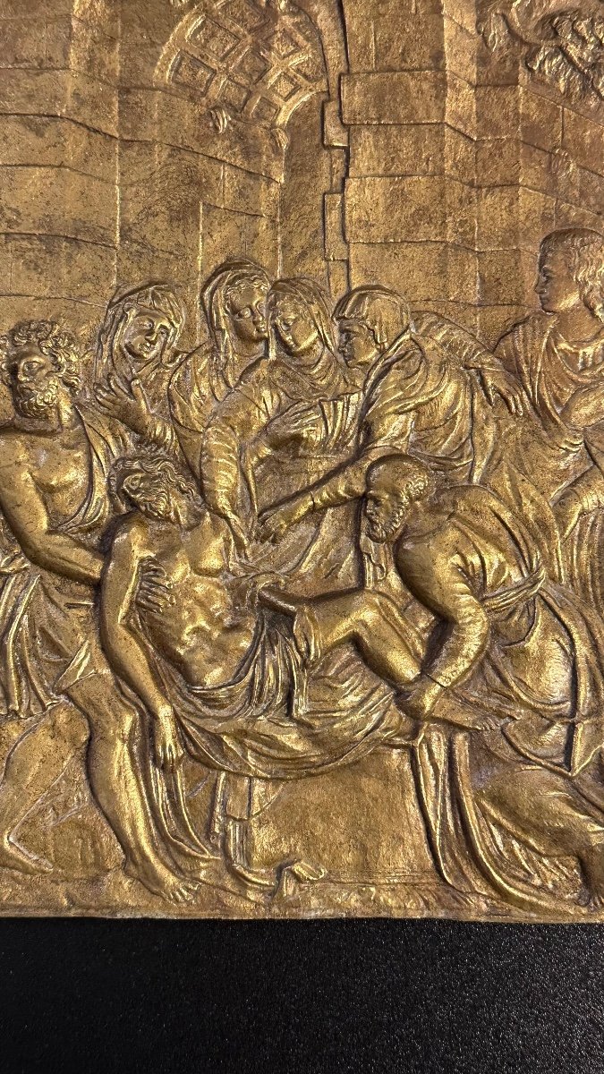 Placca bassorilievo in bronzo - Luigi Filippo (XIX sec.)-photo-2