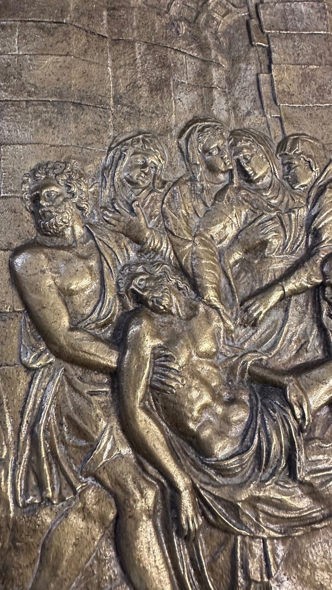 Placca bassorilievo in bronzo - Luigi Filippo (XIX sec.)-photo-3