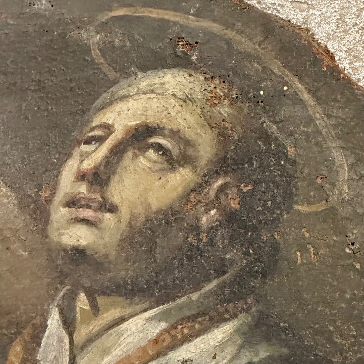 DIPINTO, olio su tela   Sant'Andrea Avellino - XVIII sec. -photo-3