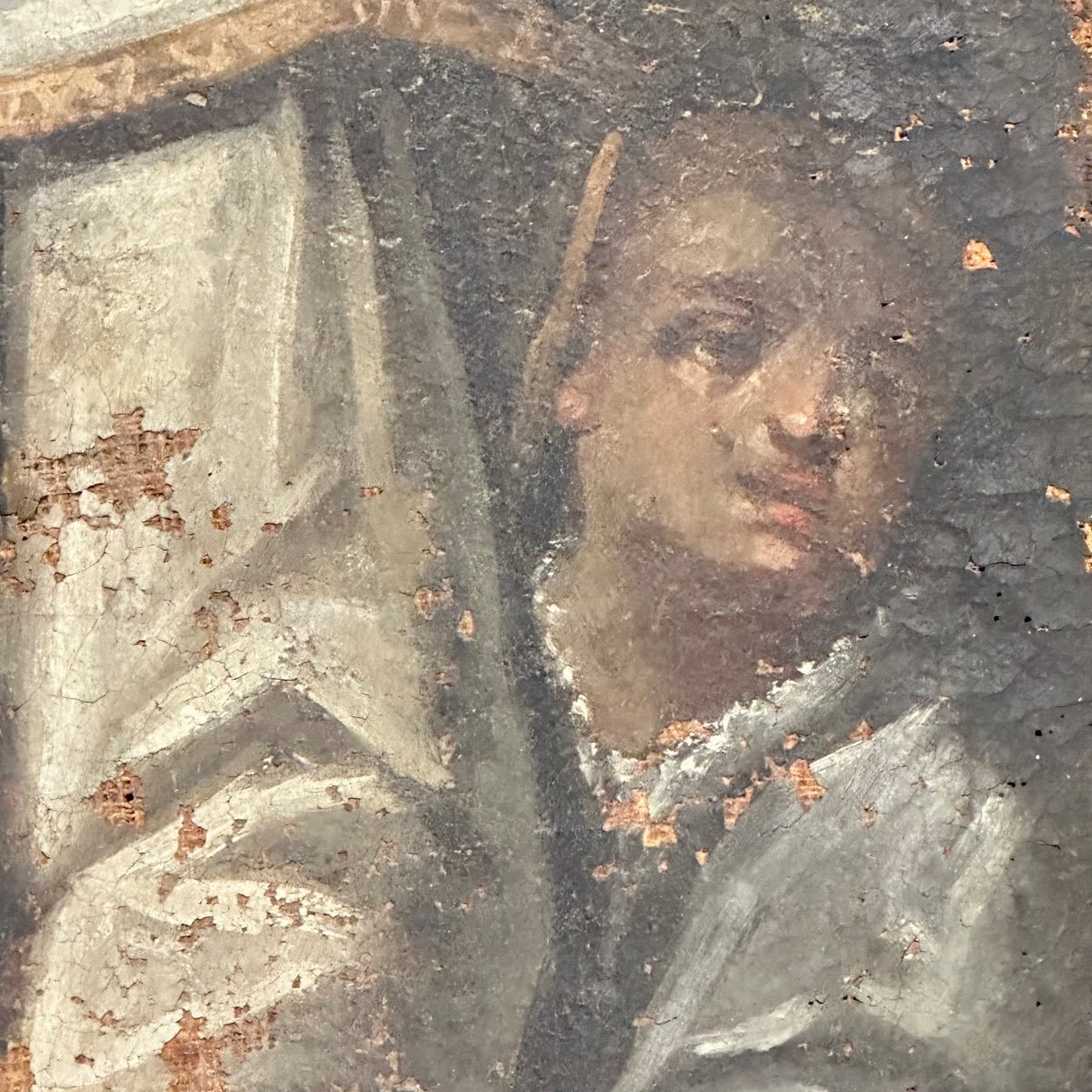DIPINTO, olio su tela   Sant'Andrea Avellino - XVIII sec. -photo-2