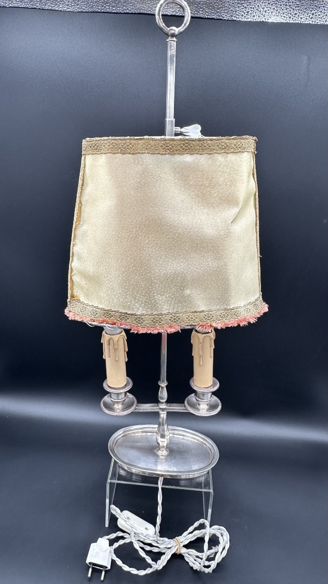 Lampada da tavolo, bouillotte - Inizio XX secolo-photo-1