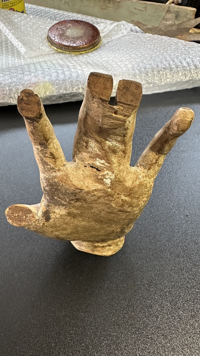Mano in legno - XVIII/ XIX sec. -photo-1