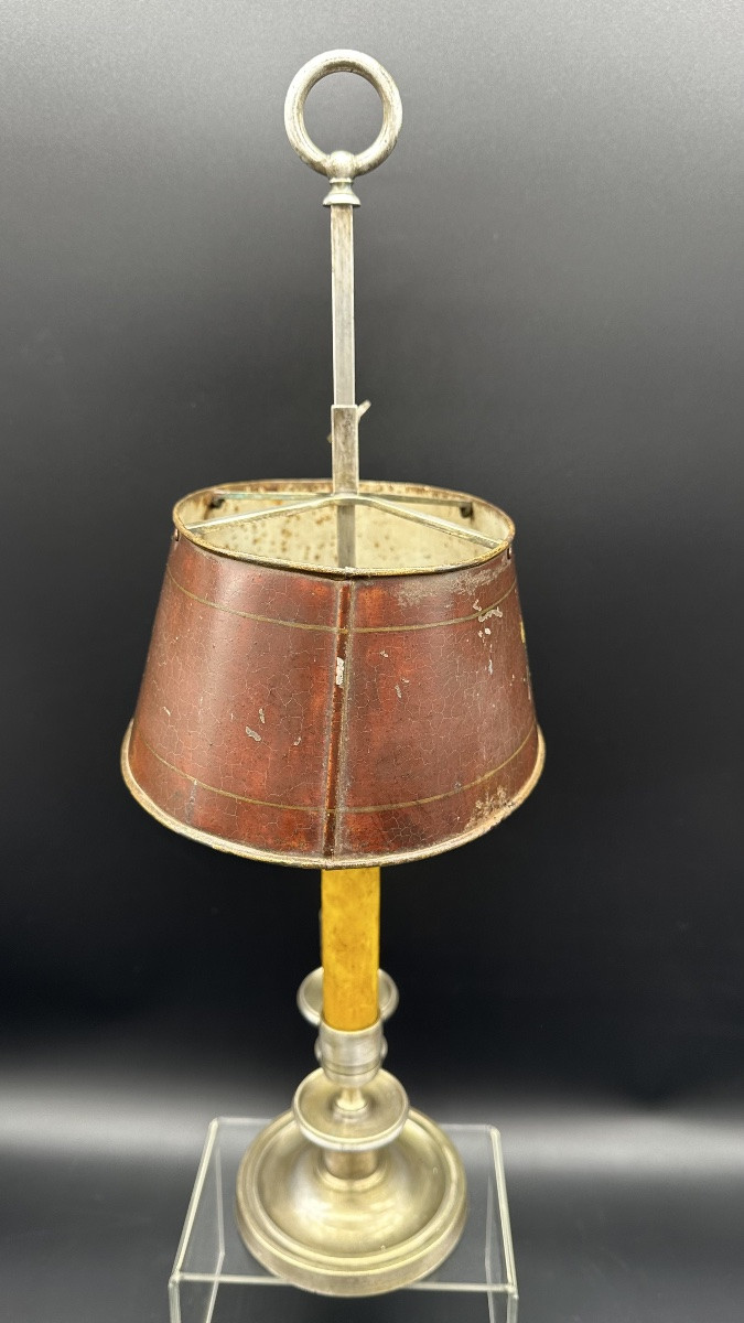 Lampada da scrivania Bouillotte, Francia - XIX sec.-photo-4