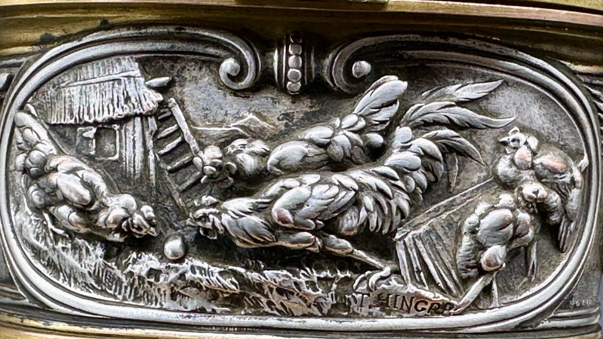Scatola portagioie LOUIS THÉOPHILE HINGRE - L. OUDRY EDITORE - XIX sec. -photo-8