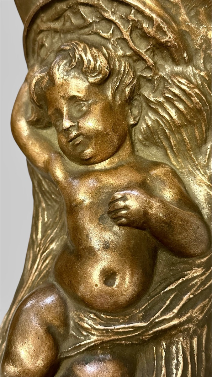 Fermalibri in bronzo Art Deco, firmati Forchino 1930. -photo-1
