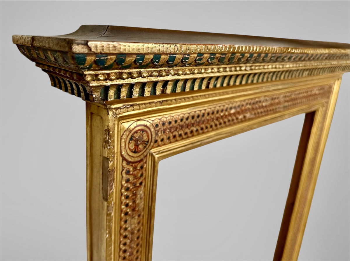 Cornice in stile Rinascimentale, dorata - Napoleone III-photo-2