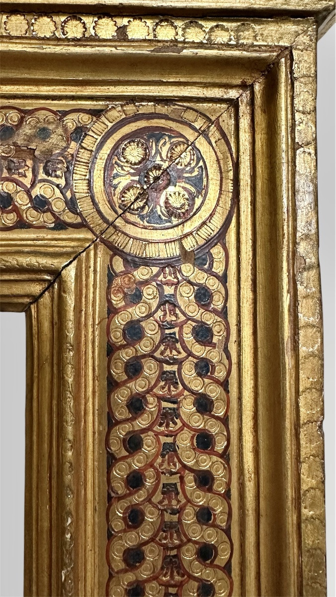 Cornice in stile Rinascimentale, dorata - Napoleone III-photo-3