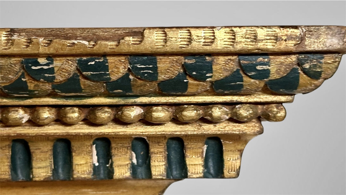 Cornice in stile Rinascimentale, dorata - Napoleone III-photo-4