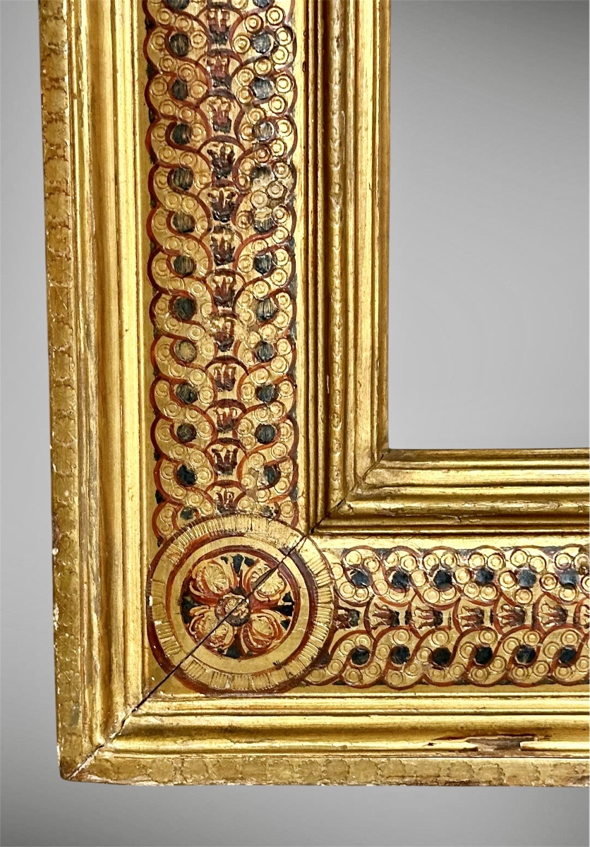 Cornice in stile Rinascimentale, dorata - Napoleone III-photo-2