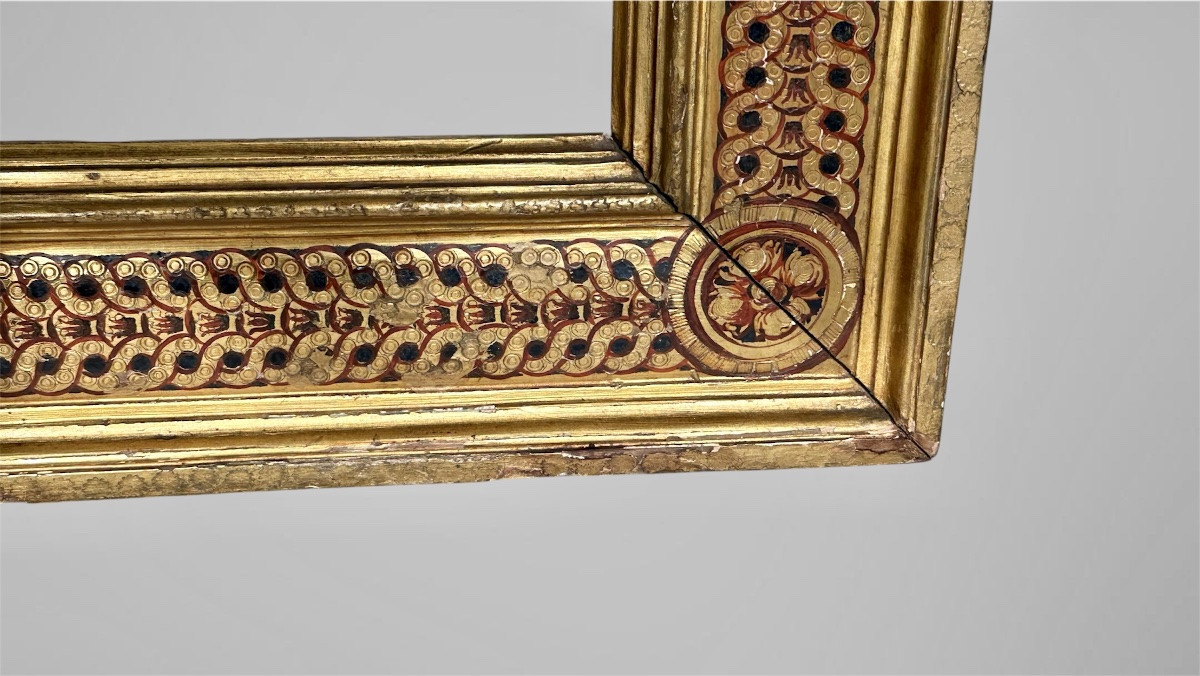 Cornice in stile Rinascimentale, dorata - Napoleone III-photo-3