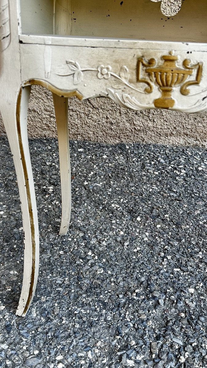 Comodino antico, shabby chic - Napoleone III-photo-5