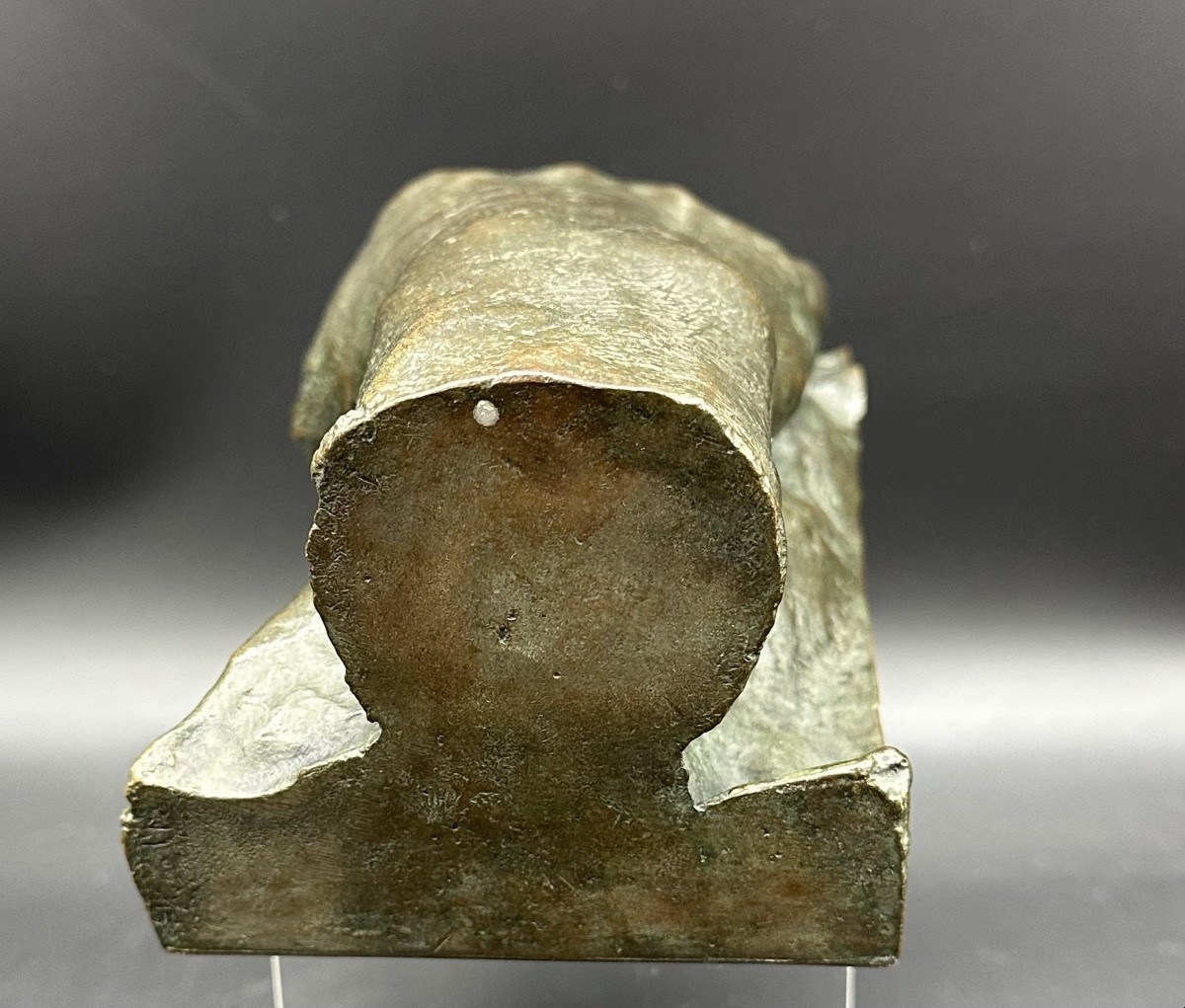 Scultura raffigurante mano – bronzo patinato, inizio ‘900-photo-1