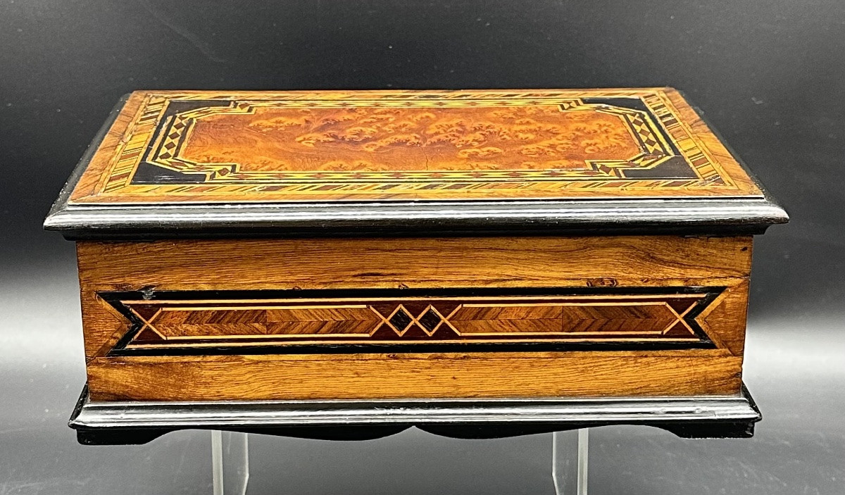 Cofanetto / scatola portagioie - epoca XIX sec.-photo-4