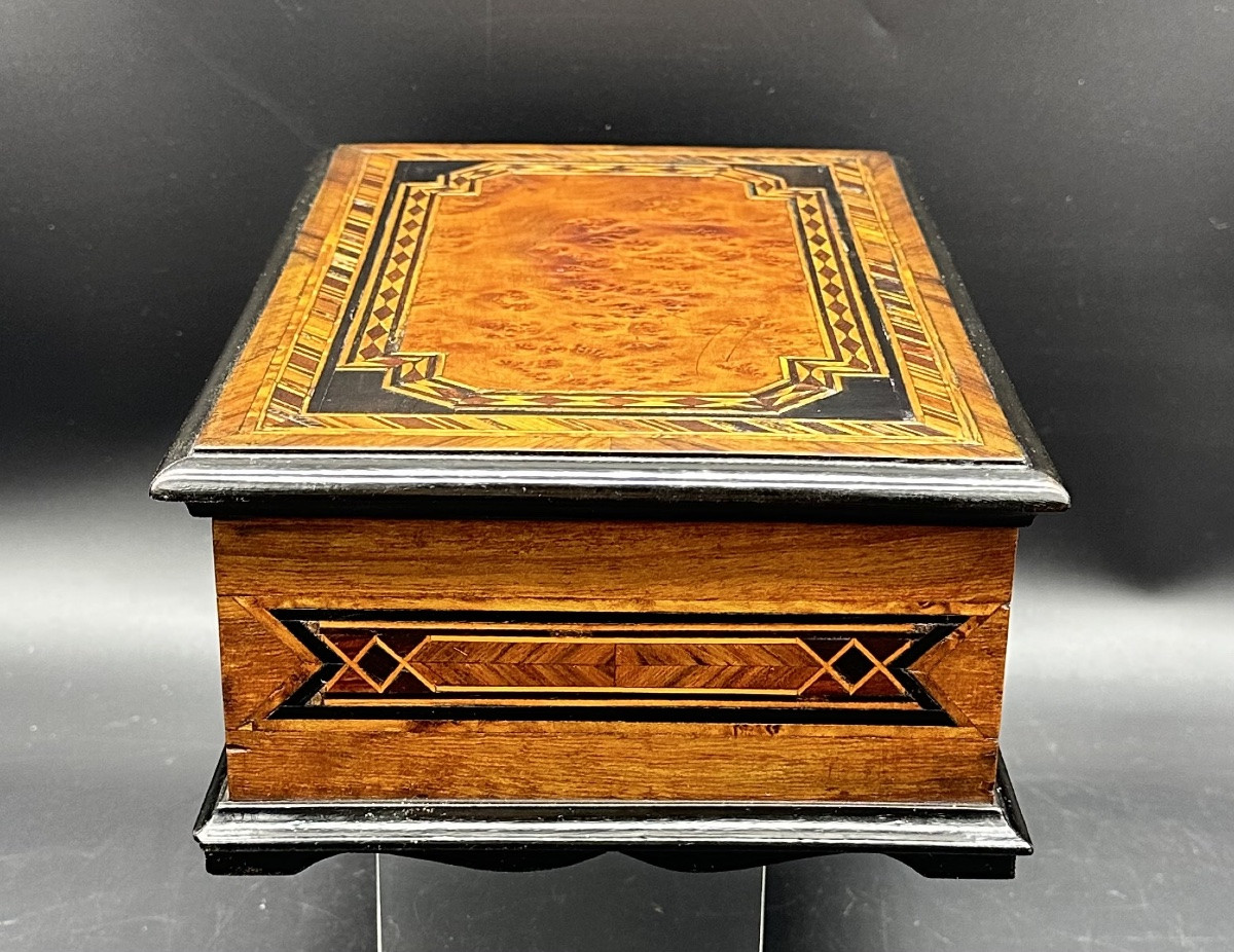 Cofanetto / scatola portagioie - epoca XIX sec.-photo-1