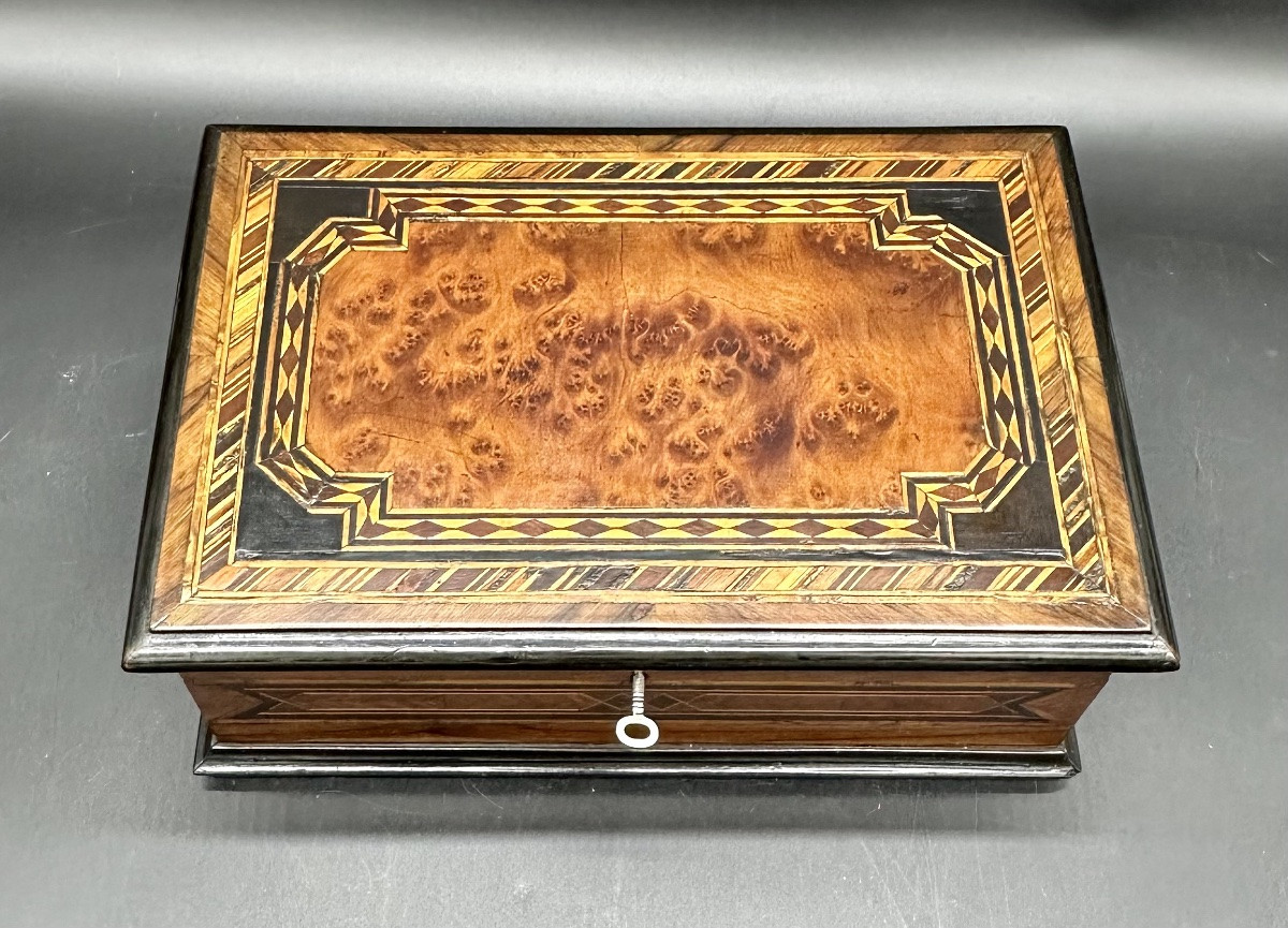 Cofanetto / scatola portagioie - epoca XIX sec.-photo-3