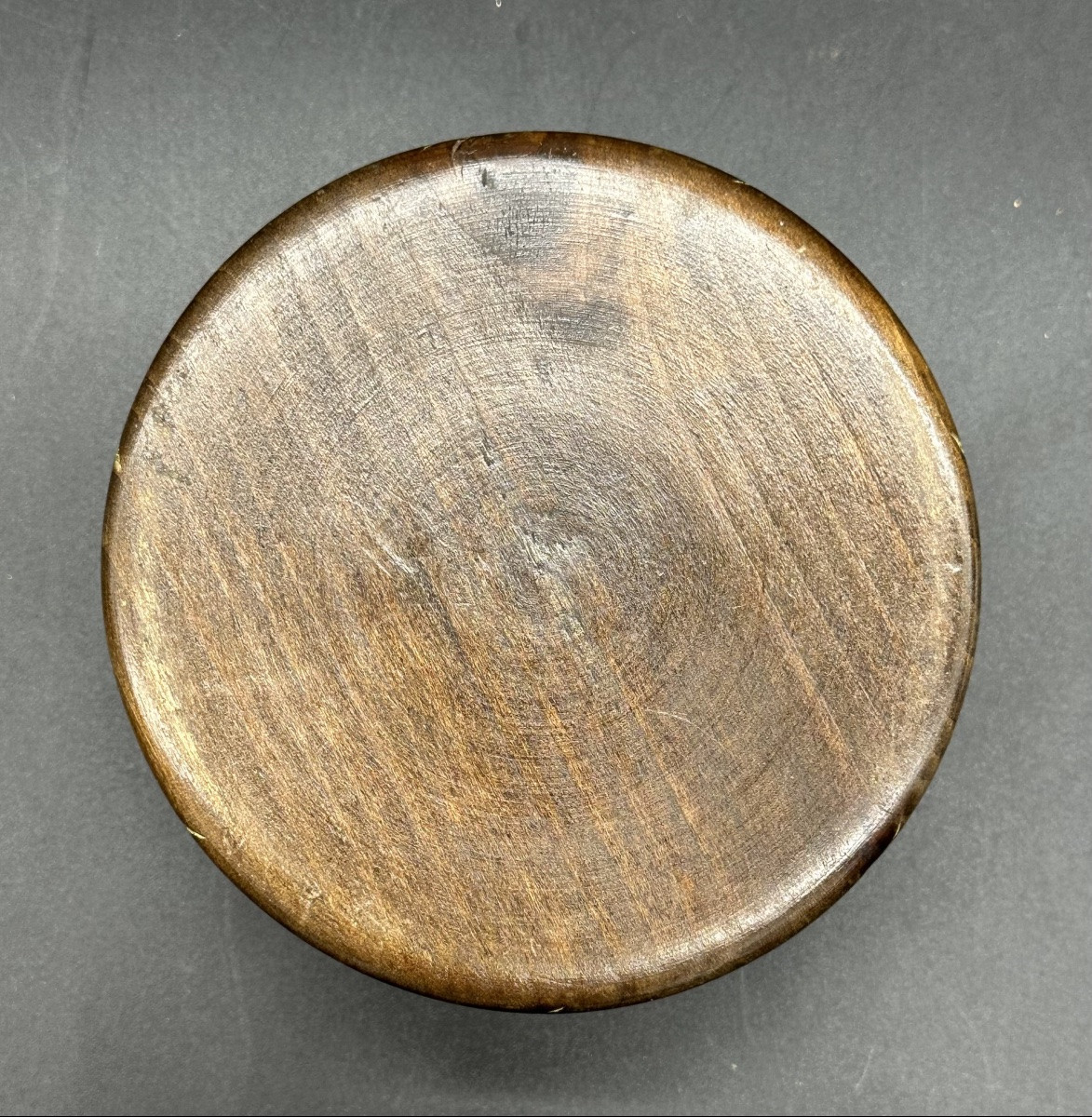 Scatola antica in legno con coperchio decorato con ragno - Periodo: Decó-photo-3