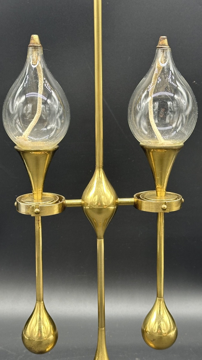 Lampada a olio cardanica Clear Drops di Freddie Andersen, anni '70. -photo-4