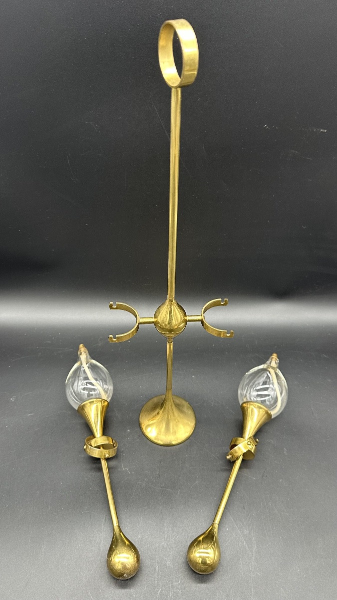 Lampada a olio cardanica Clear Drops di Freddie Andersen, anni '70. -photo-3