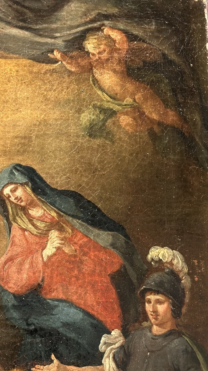 Dipinto, olio su tela “Transito di San Giuseppe” - inizio XVIII sec.  -photo-4