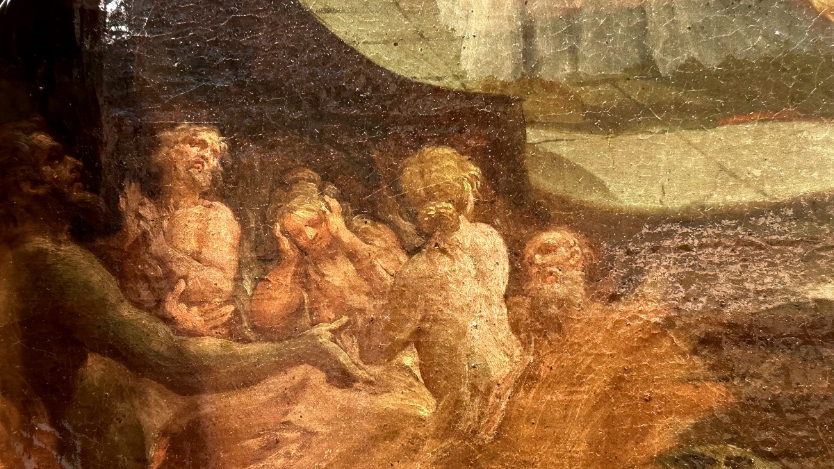 Dipinto, olio su tela “Transito di San Giuseppe” - inizio XVIII sec.  -photo-3