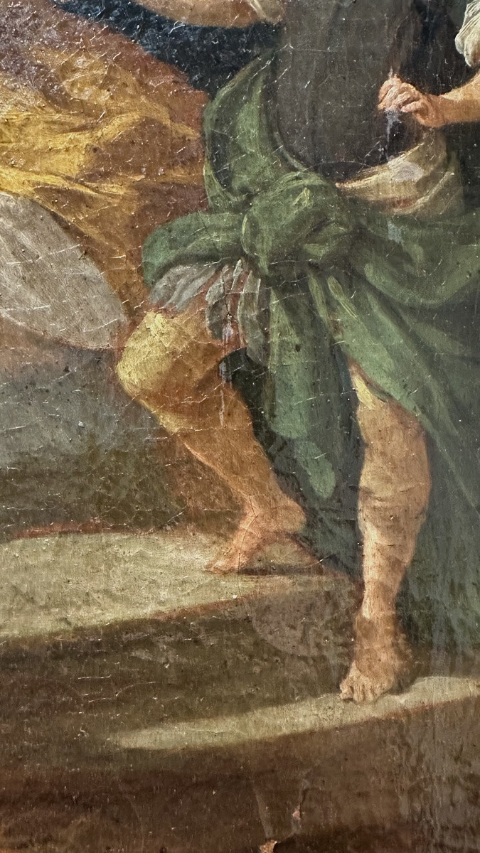 Dipinto, olio su tela “Transito di San Giuseppe” - inizio XVIII sec.  -photo-4