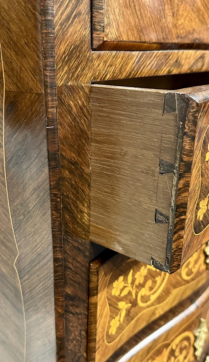 Secrétaire francese intarsiato – XIX secolo-photo-2