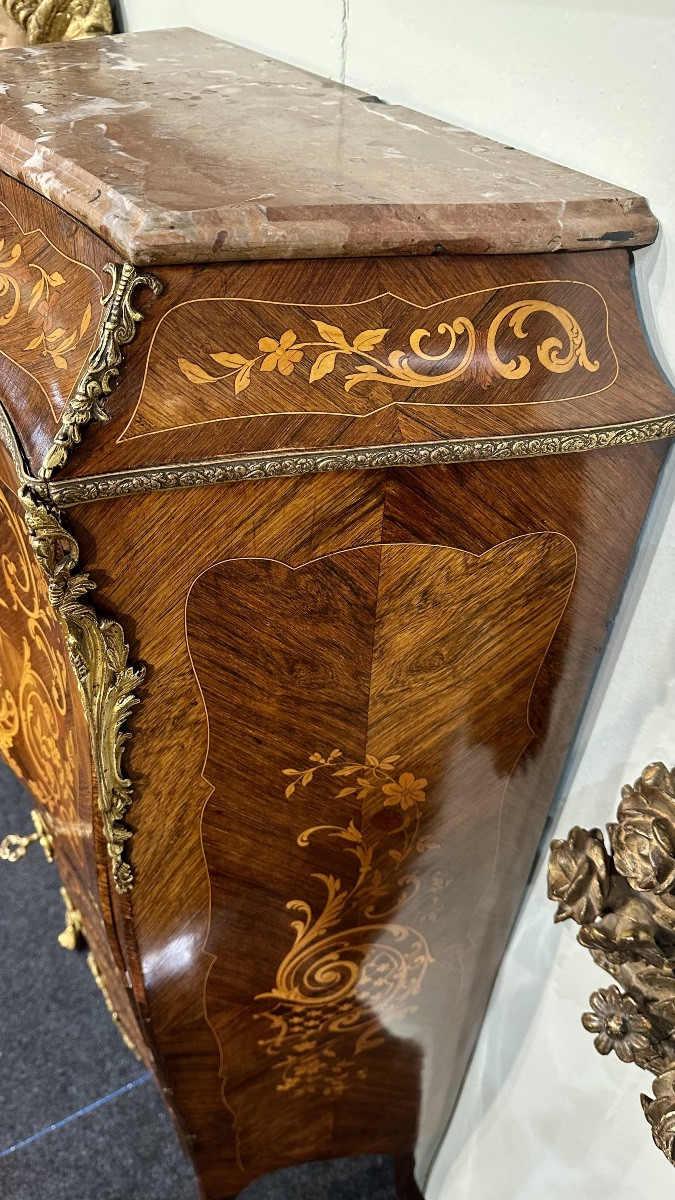 Secrétaire francese intarsiato – XIX secolo-photo-5