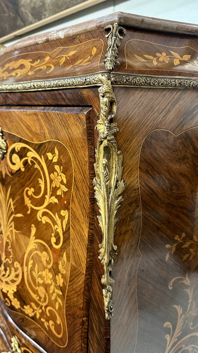 Secrétaire francese intarsiato – XIX secolo-photo-6