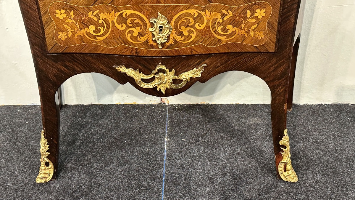 Secrétaire francese intarsiato – XIX secolo-photo-7