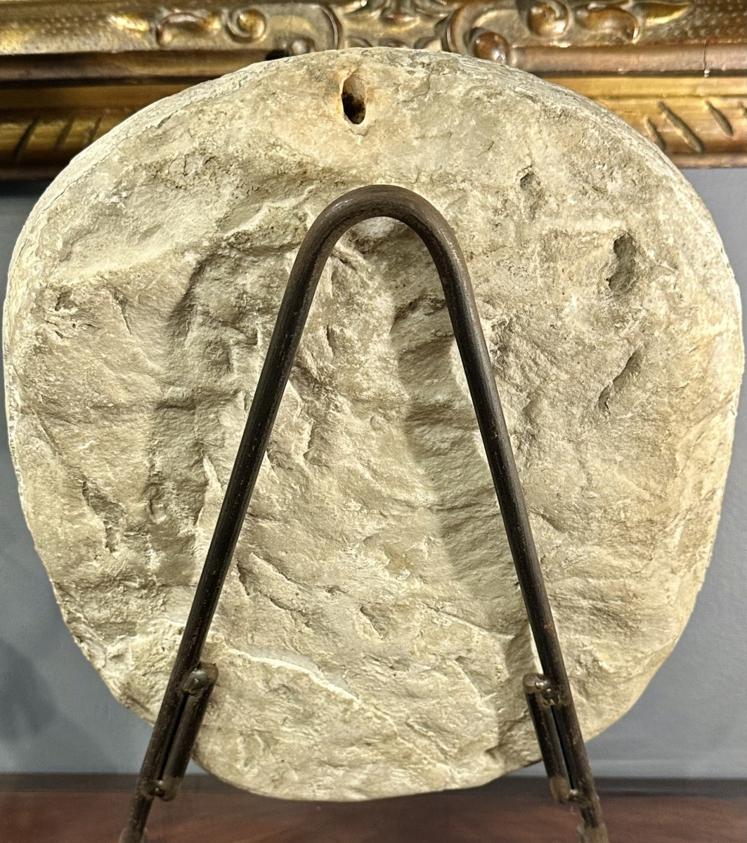 Bassorilievo in marmo “Volto femminile” - XVII sec-photo-4