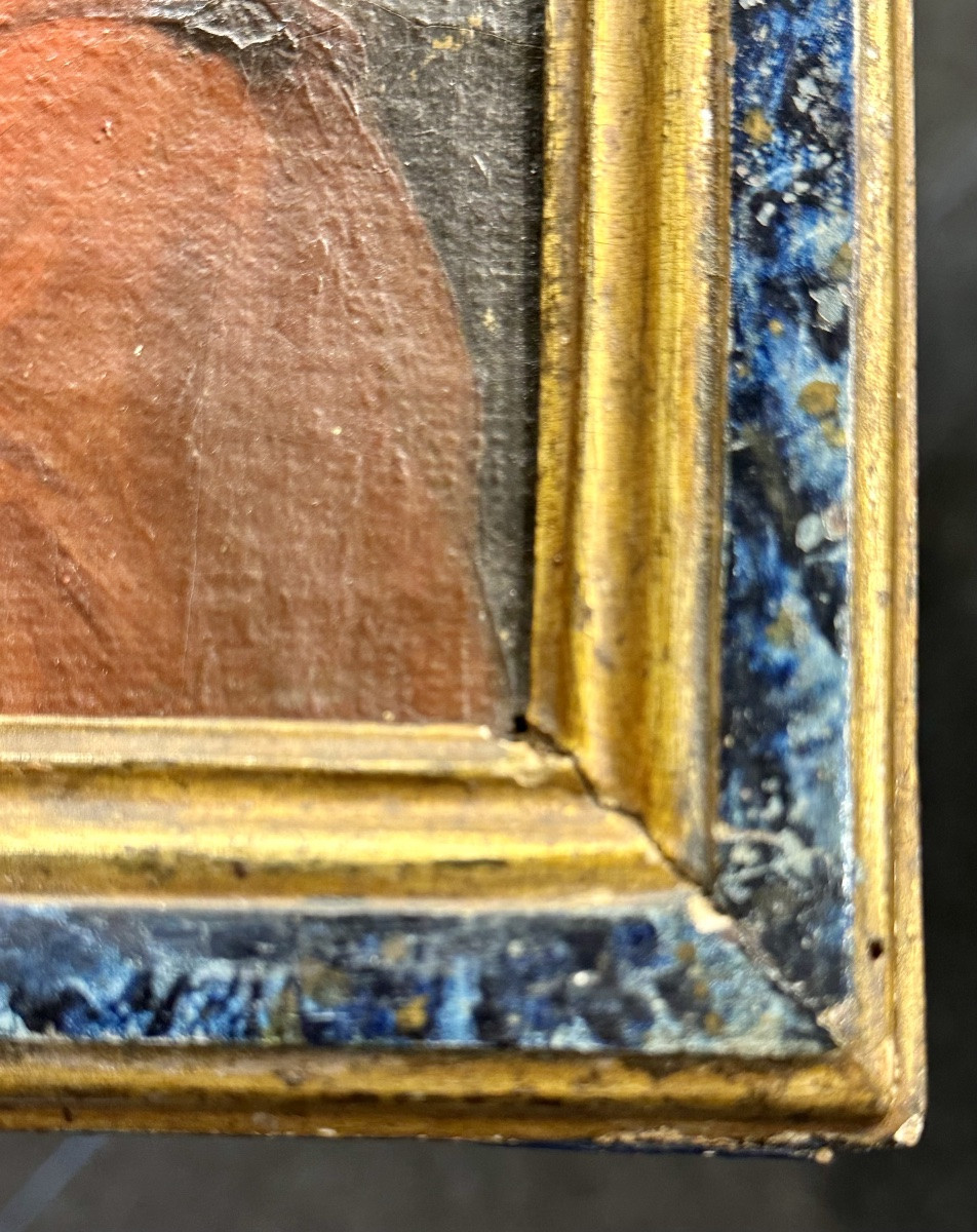 Dipinto olio su tela raffigurante Santo con spada "San Paolo" - XVIII sec. -photo-1