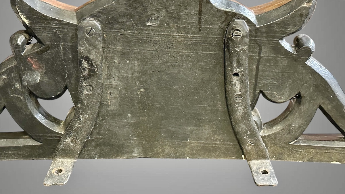 Coppia di cimase, sovrapporta con teste di cherubini alati  Italia, XIX secolo-photo-7