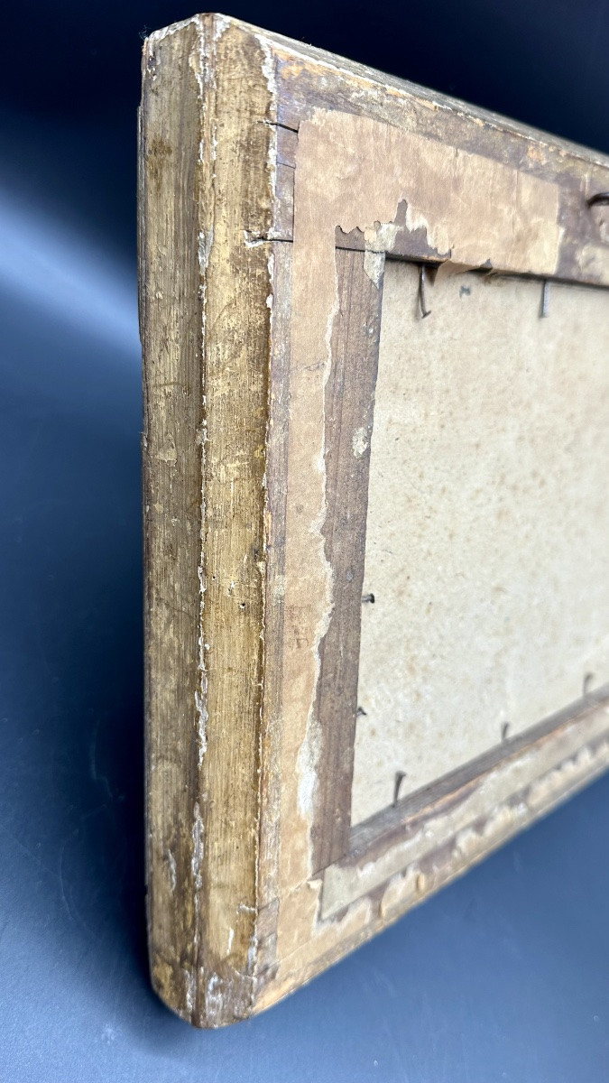 Incisione colorata “Diana e Cupido” - Neoclassico-photo-8